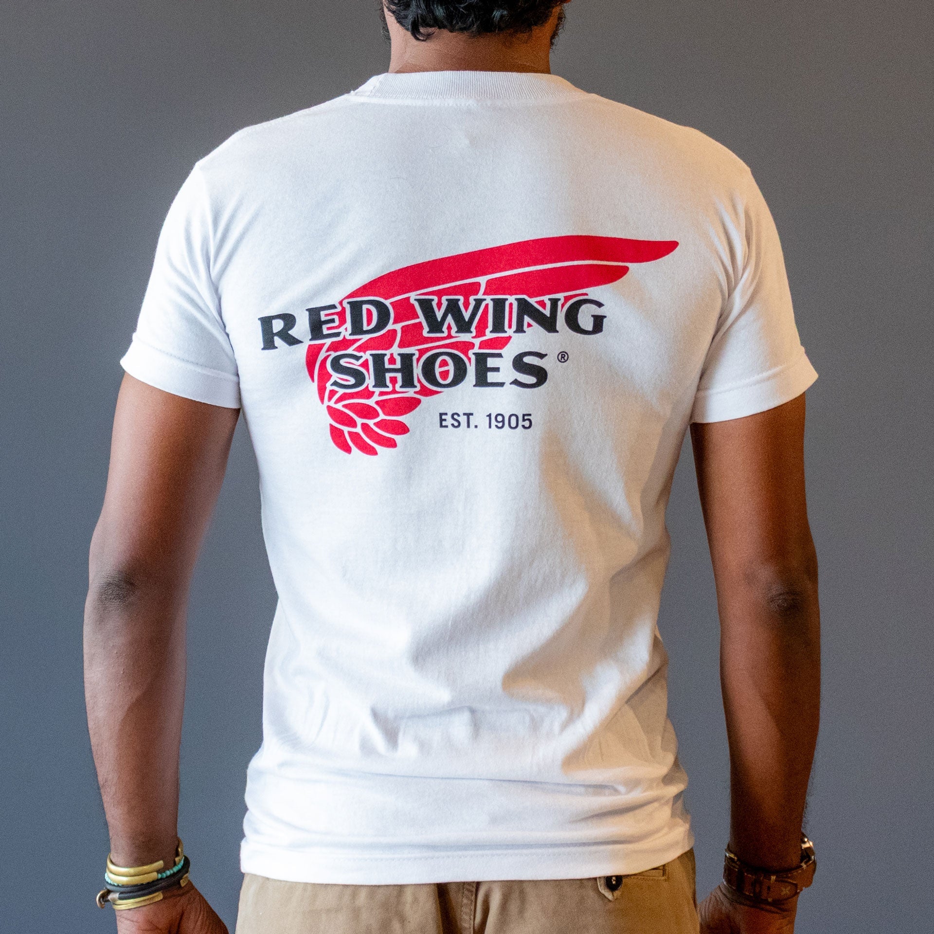 Red Wing ShoesLogo T-shirt blancT-shirtBritish Parts Lucerne