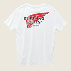 Red Wing ShoesLogo T-shirt blancT-shirtBritish Parts Lucerne