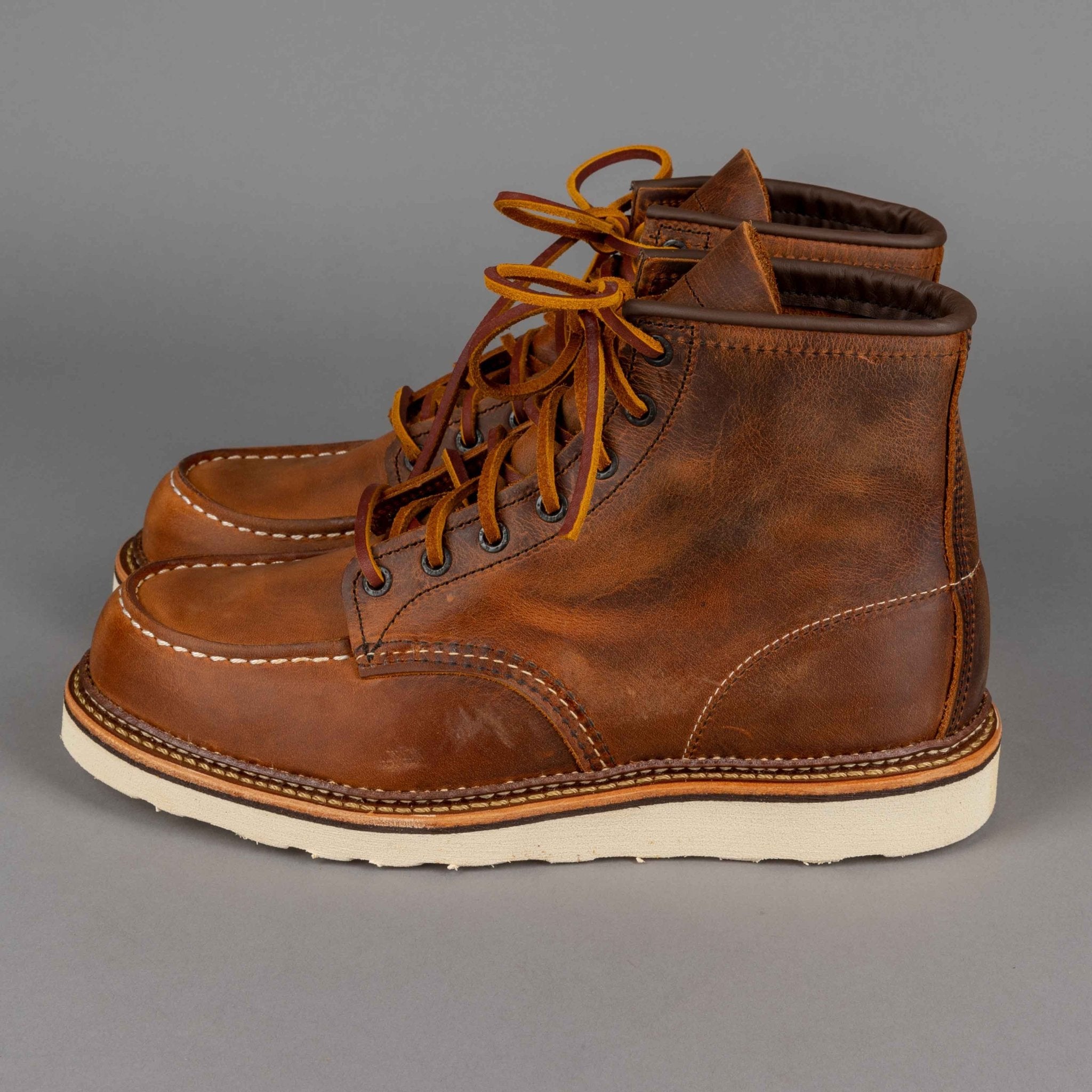 Red Wing ShoesMoc Toe 1907 Copper Rough & Tough Chaussures pour hommesChaussures British Parts Lucerne