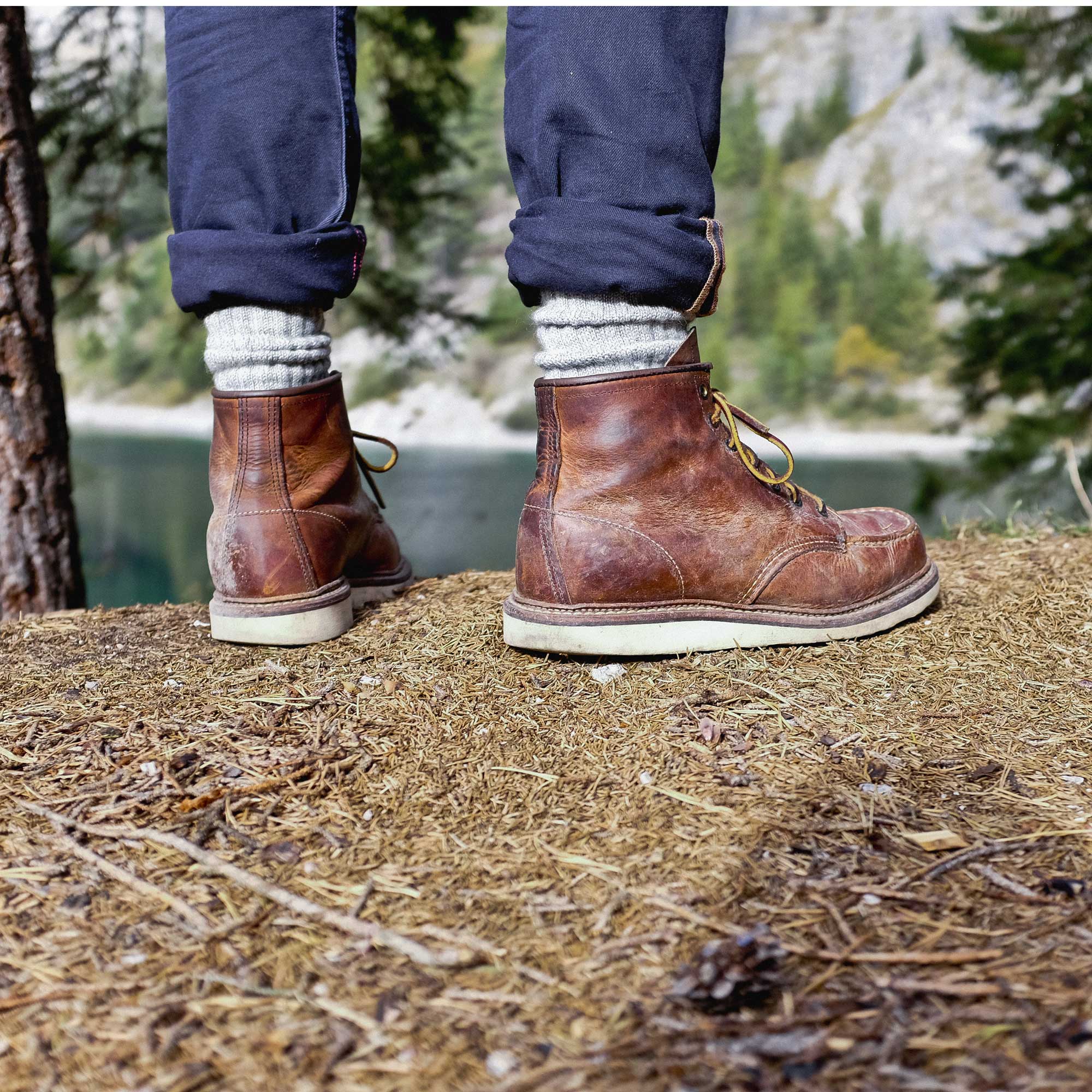 Red Wing ShoesMoc Toe 1907 Copper Rough & Tough Chaussures pour hommesChaussures British Parts Lucerne