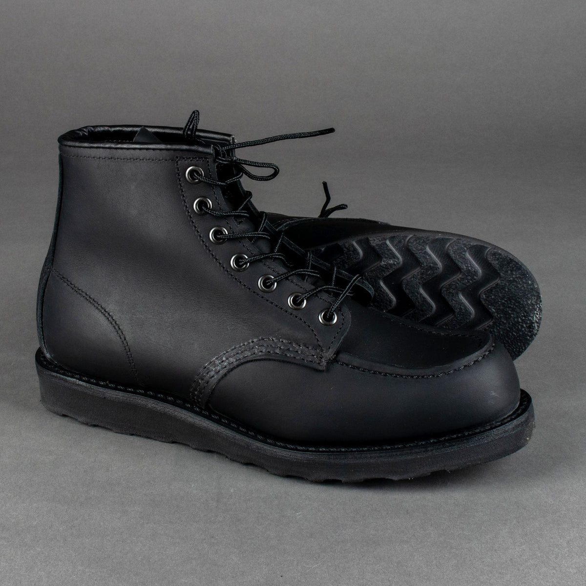 Red Wing ShoesMoc Toe 8074 Noir PrairieChaussures pour hommesBritish Parts Luzern