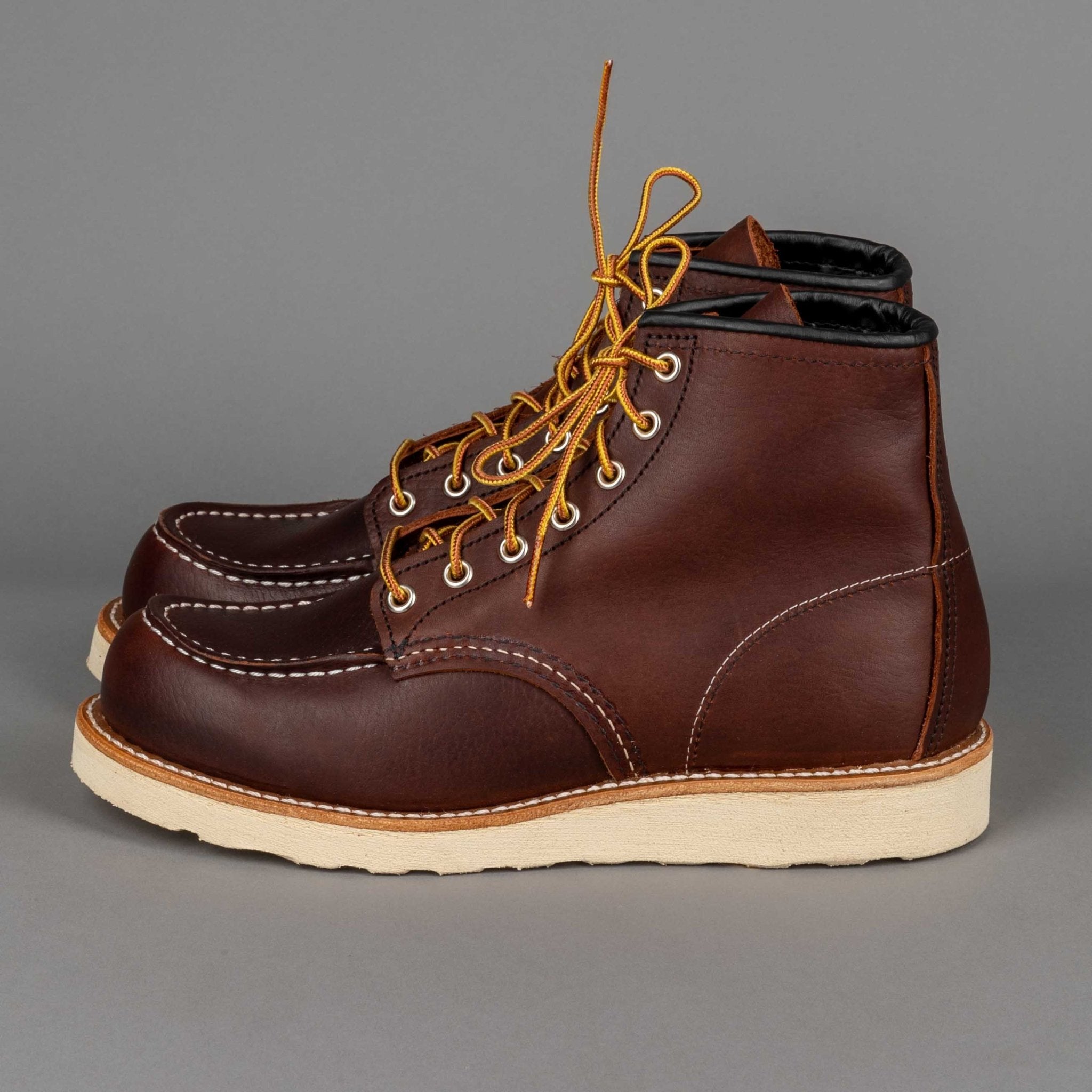 Red Wing ShoesMoc Toe 8138 Briar Oil Slick Leather Chaussures pour hommesChaussures British Parts Luzern
