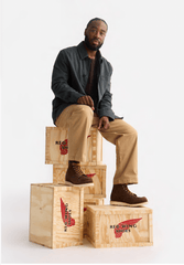 Red Wing ShoesMoc Toe 8836 Chocolate Muleskinner Chaussures pour hommesChaussures British Parts Lucerne