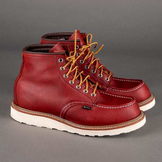Red Wing ShoesMoc Toe 8864 Gore Tex Oro Russet Waterproof Leather Chaussures pour hommesChaussuresBritish Parts Luzern