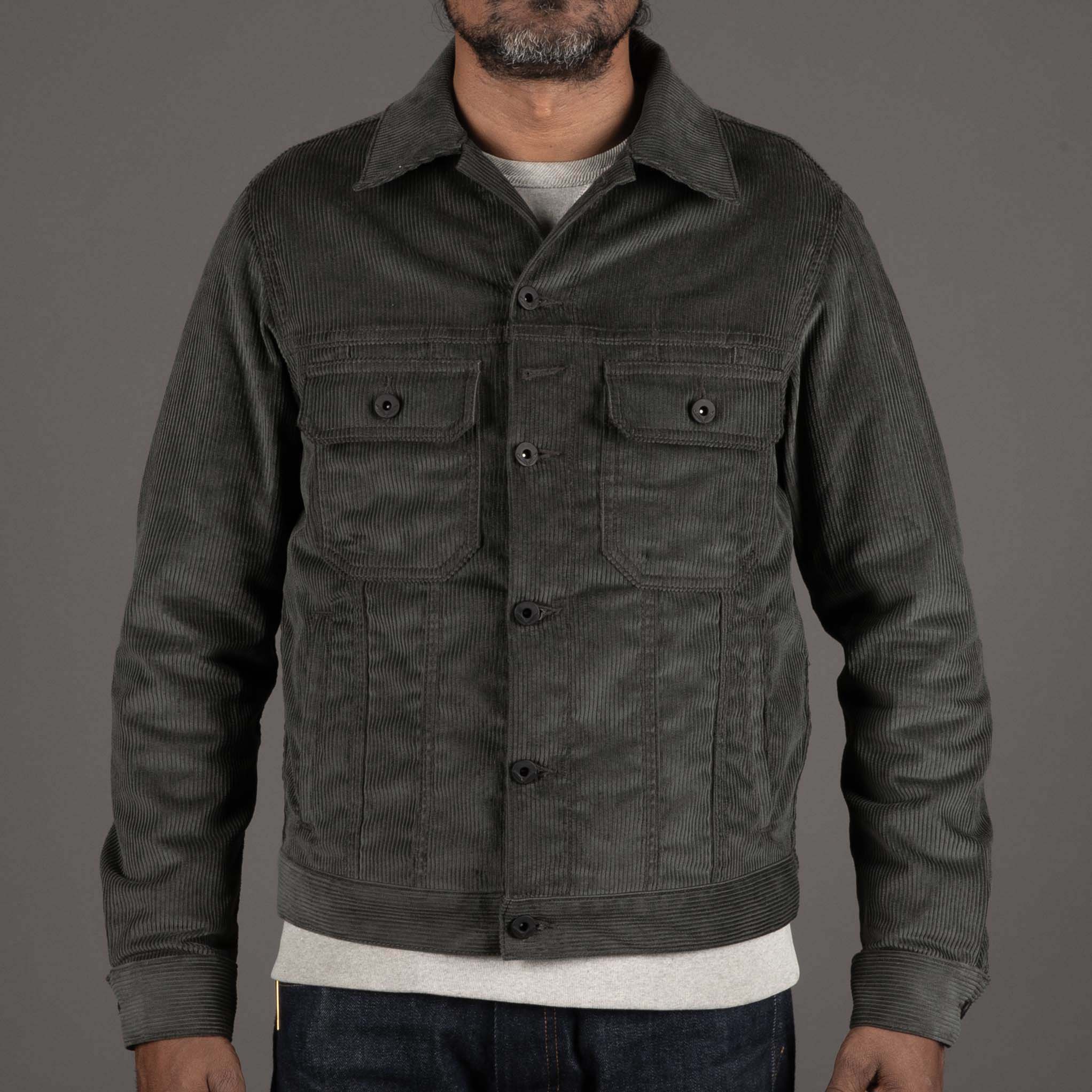 Rogue TerritoryCruiser Jacket Grey CordVestesBritish Parts Luzern