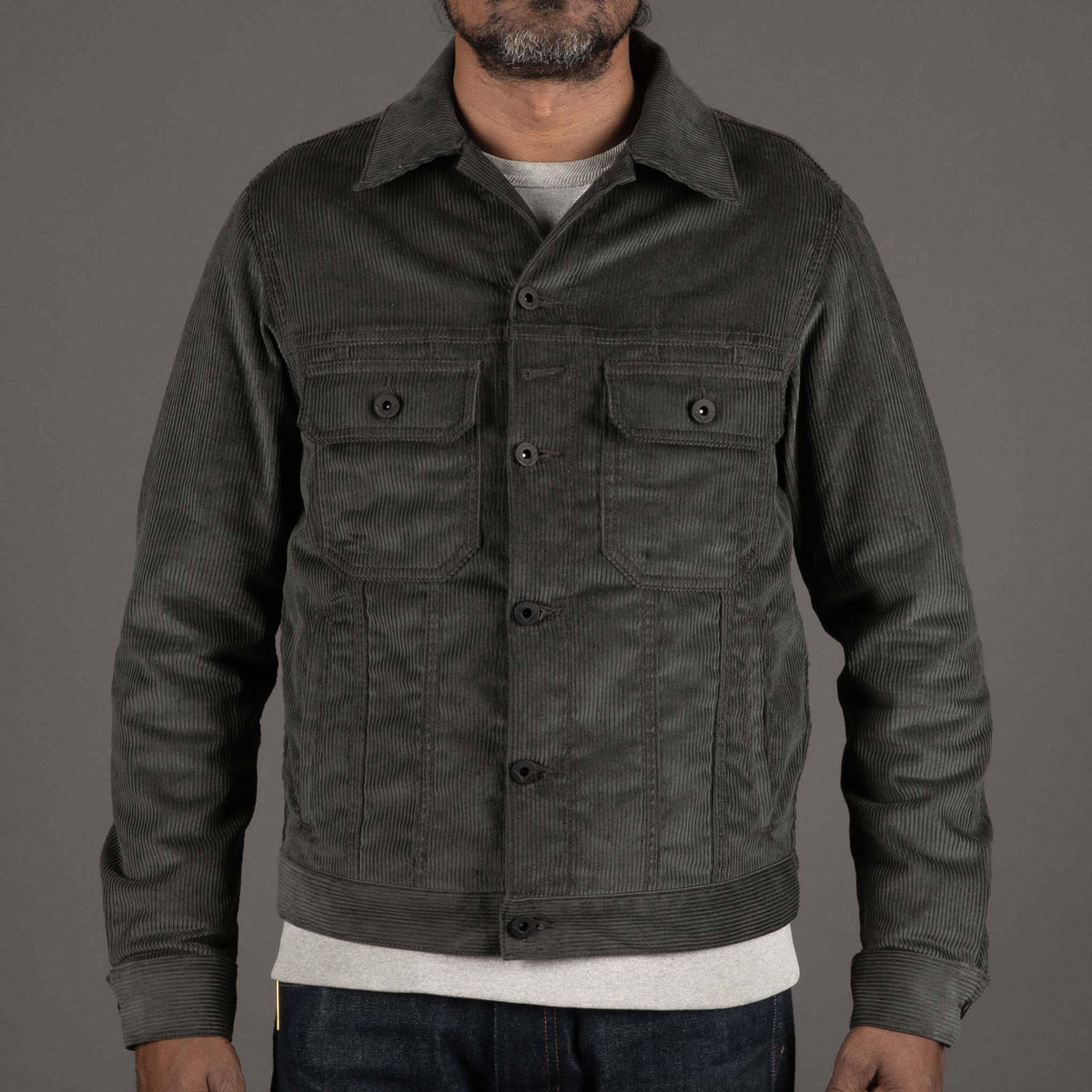 Rogue TerritoryCruiser Jacket Grey CordVestesBritish Parts Luzern