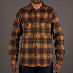Rogue TerritoryField Shirt Sienna Brushed PlaidChemiseBritish Parts Luzern