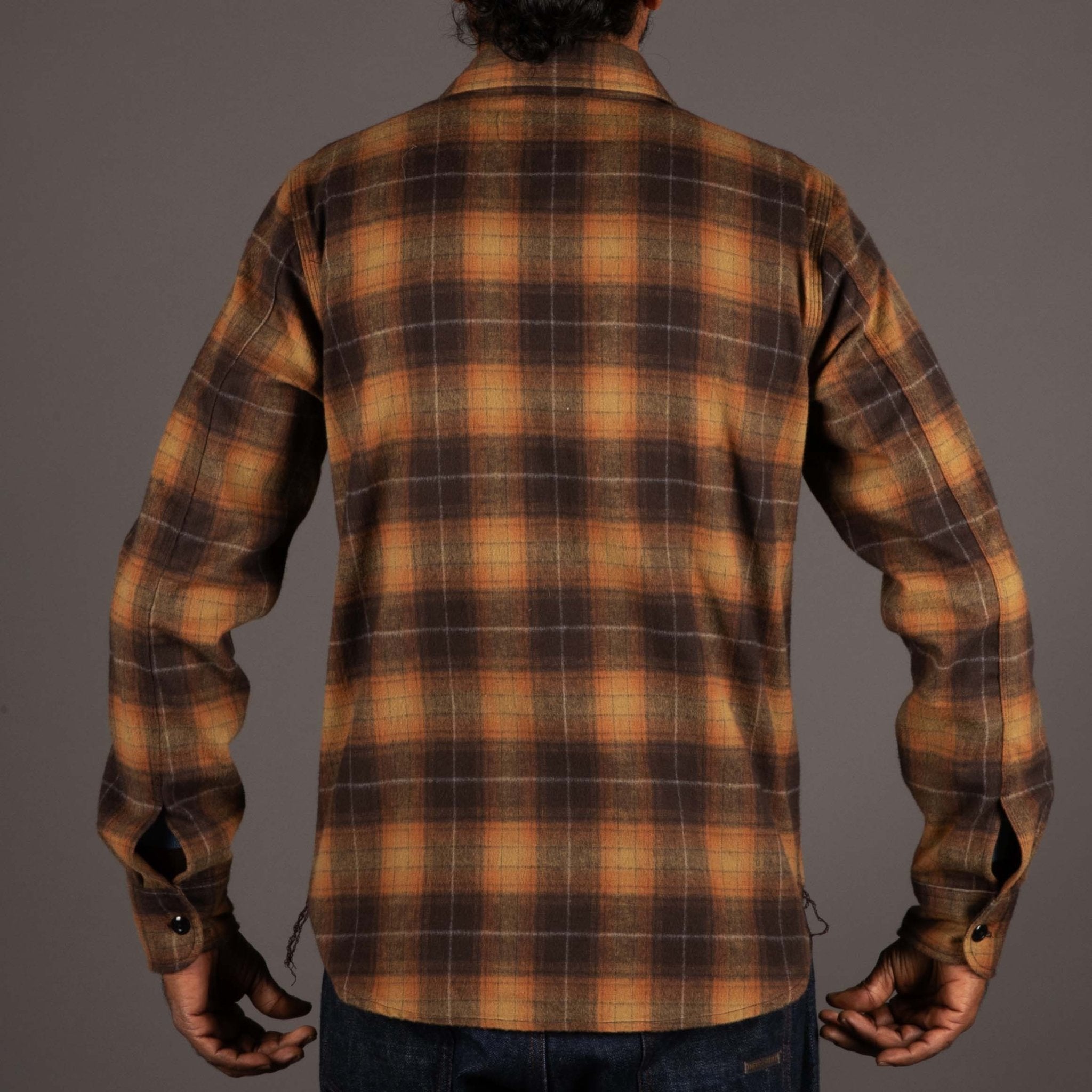 Rogue TerritoryField Shirt Sienna Brushed PlaidChemiseBritish Parts Luzern