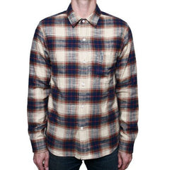 Rogue TerritoryOxford Shirt Khaki Slub PlaidChemiseBritish Parts Lucerne
