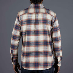 Rogue TerritoryOxford Shirt Khaki Slub PlaidChemiseBritish Parts Lucerne