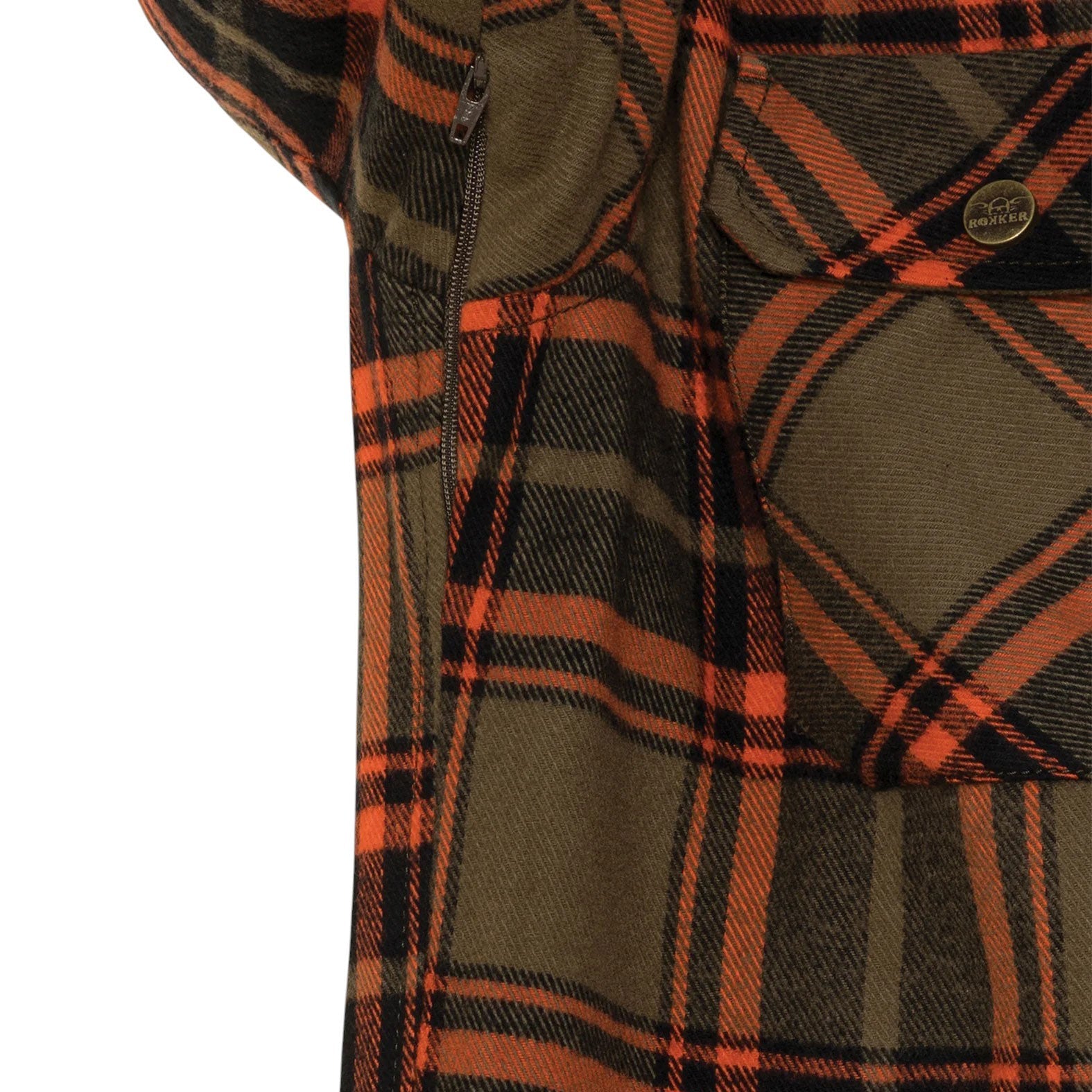 RokkerColorado Rider Shirt Orange / GreenVeste de motoBritish Parts Luzern