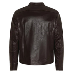 RokkerCommander Leather Jacket BrownVeste de motoBritish Parts Luzern