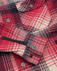 Rokker Houston Rider Shirt Veste de moto rouge British Parts Luzern