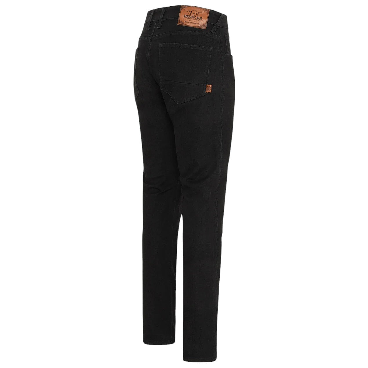 RokkerRokkertech Tapered Slim Black BlackPantalons motoBritish Parts Luzern
