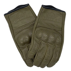 Gants de moto RokkerTucson perforés oliveGantsBritish Parts Luzern