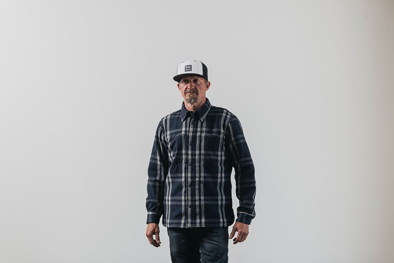 Roland Sands DesignBuellton Riding Shirt (veste de moto) en NavyVeste de motoBritish Parts Luzern