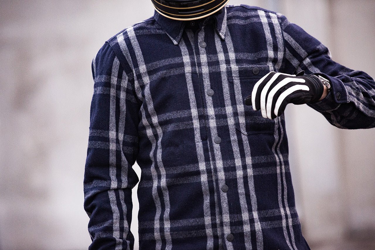 Roland Sands DesignBuellton Riding Shirt (veste de moto) en NavyVeste de motoBritish Parts Luzern