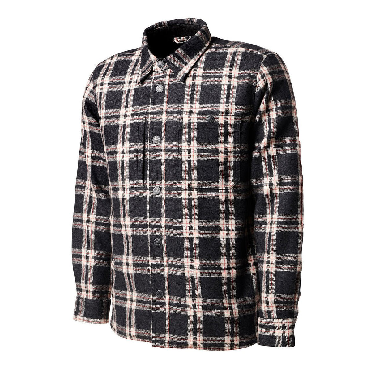 Roland Sands DesignBuellton Riding Shirt (veste de moto) en noir / blanc / rougeVeste de motoBritish Parts Luzern