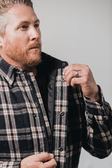 Roland Sands DesignBuellton Riding Shirt (veste de moto) en noir / blanc / rougeVeste de motoBritish Parts Luzern