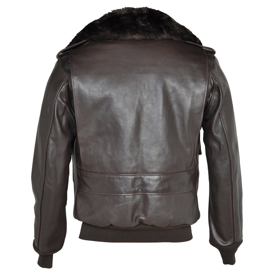 Schott NYCA - 2 aviateurs veste en cuir brun foncéVeste en cuirBritish Parts Luzern