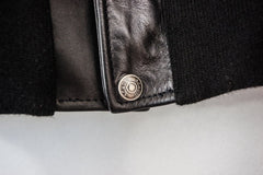 Schott NYCA - 2 aviateurs veste en cuir noirVeste en cuirBritish Parts Luzern