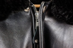 Schott NYCA - 2 aviateurs veste en cuir noirVeste en cuirBritish Parts Luzern