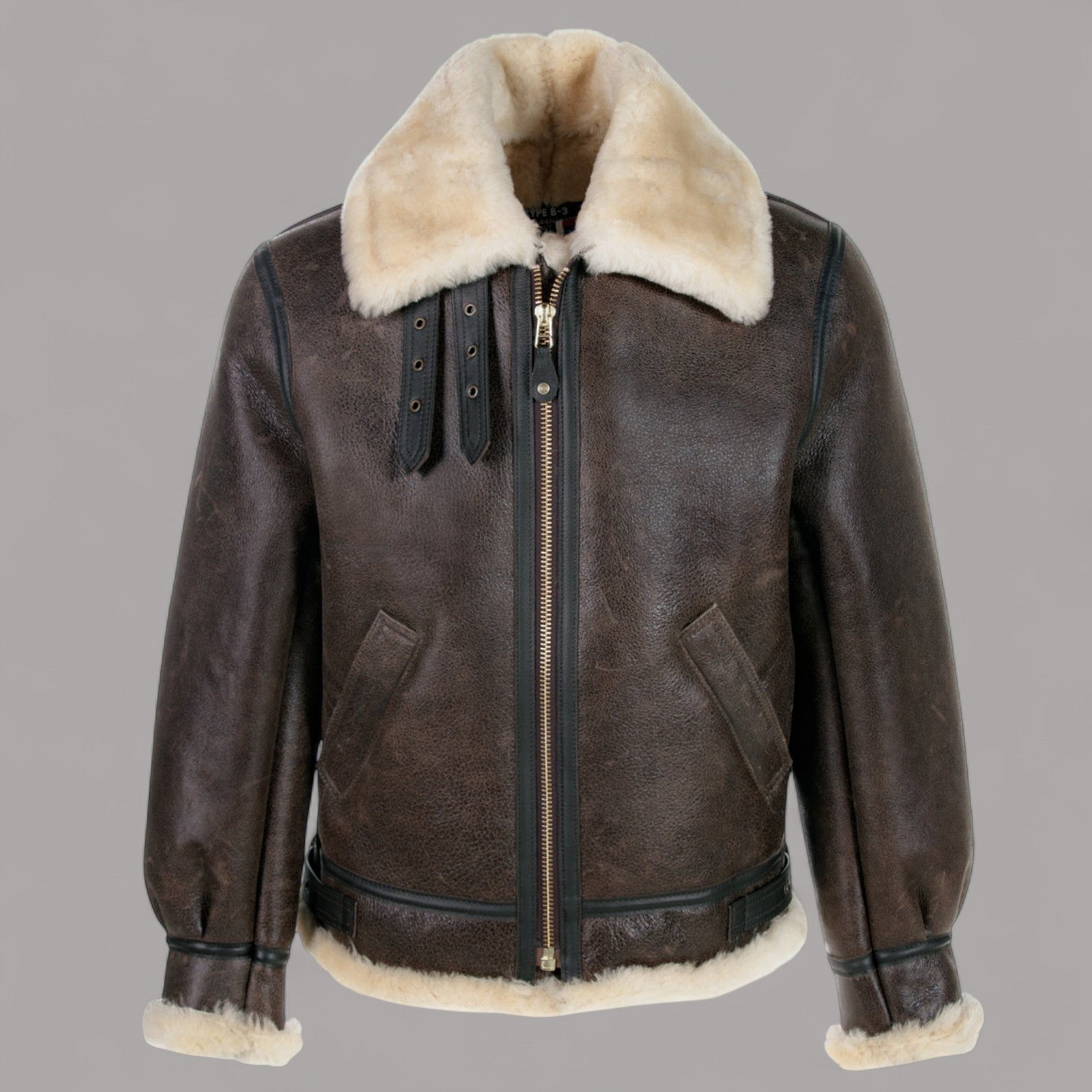 Schott NYCB - 3 Bomber blouson en cuir marronBlouson en cuirBritish Parts Luzern