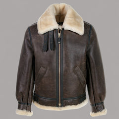 Schott NYCB - 3 Bomber blouson en cuir marronBlouson en cuirBritish Parts Luzern