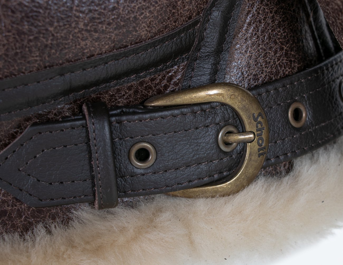 Schott NYCB - 3 Bomber blouson en cuir marronBlouson en cuirBritish Parts Luzern