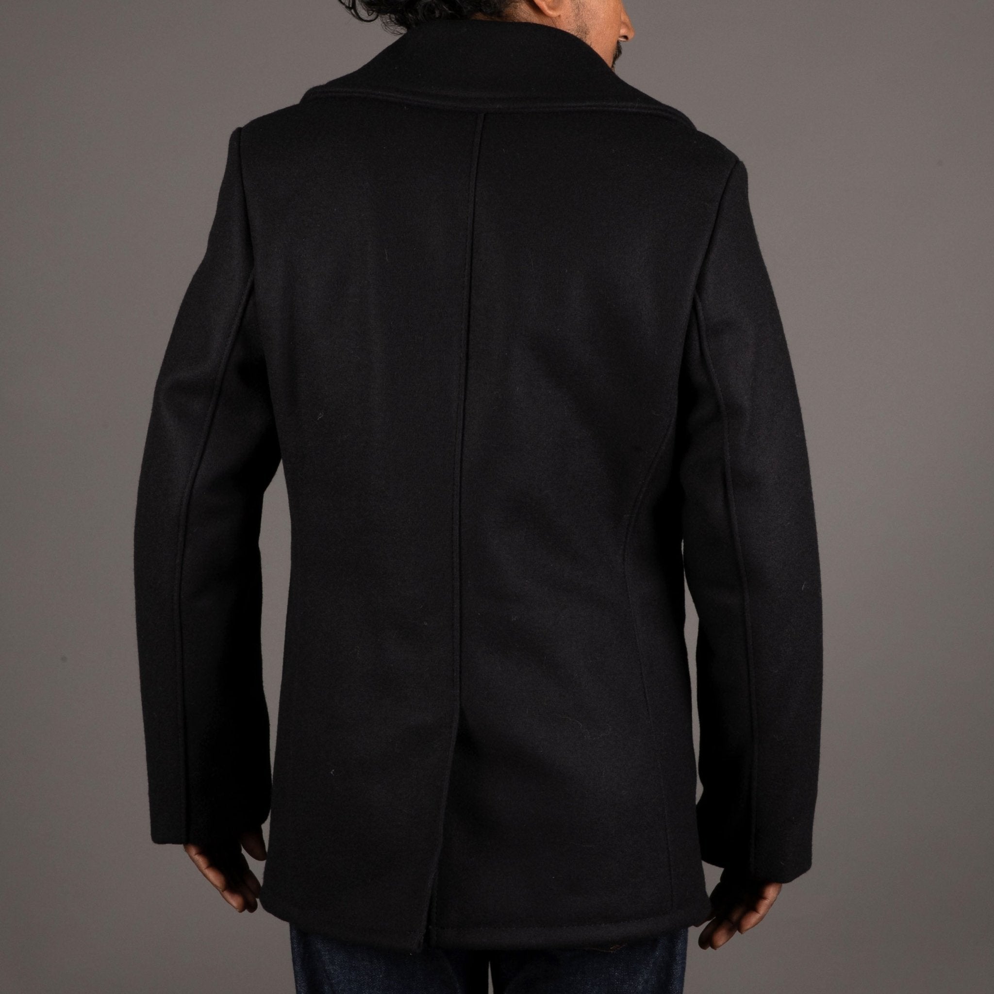 Schott NYCClassic Melton Wool Navy PeacoatManteauBritish Parts Luzern