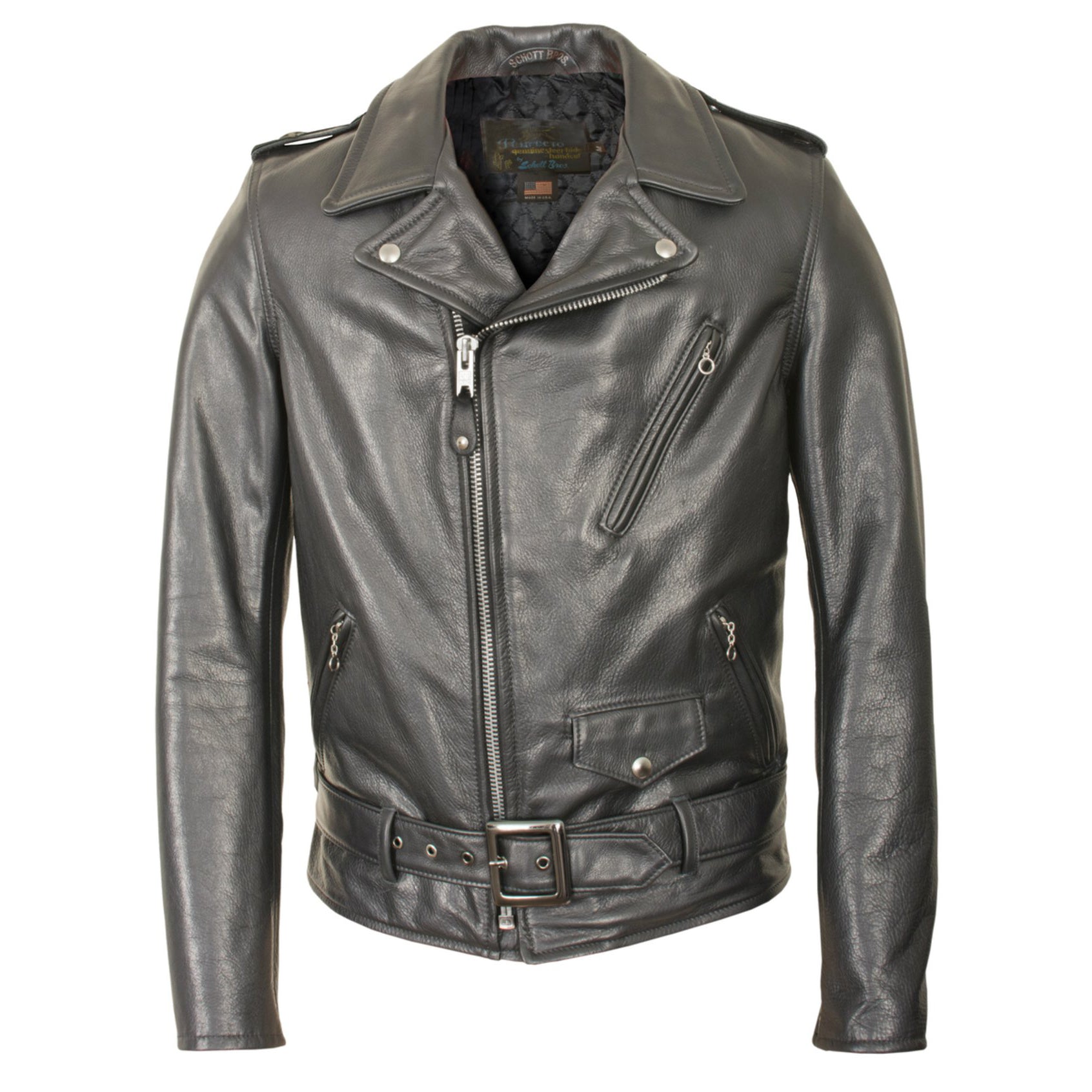 Schott NYCModèle 519 Perfecto Veste en cuir de motoVestesBritish Parts Lucerne