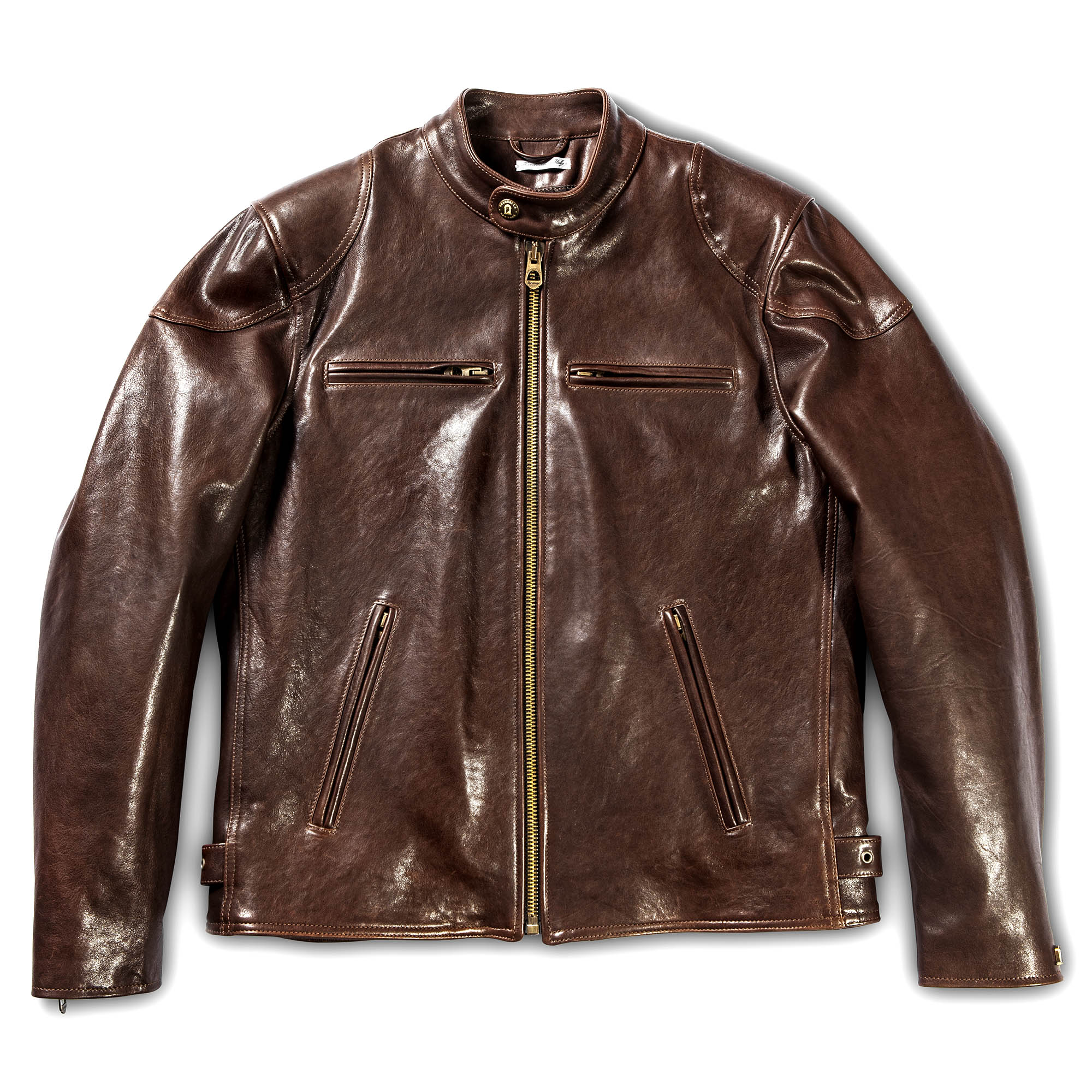 Shangri - La HeritageCafe Racer blouson cuir moto marronJackenBritish Parts Luzern