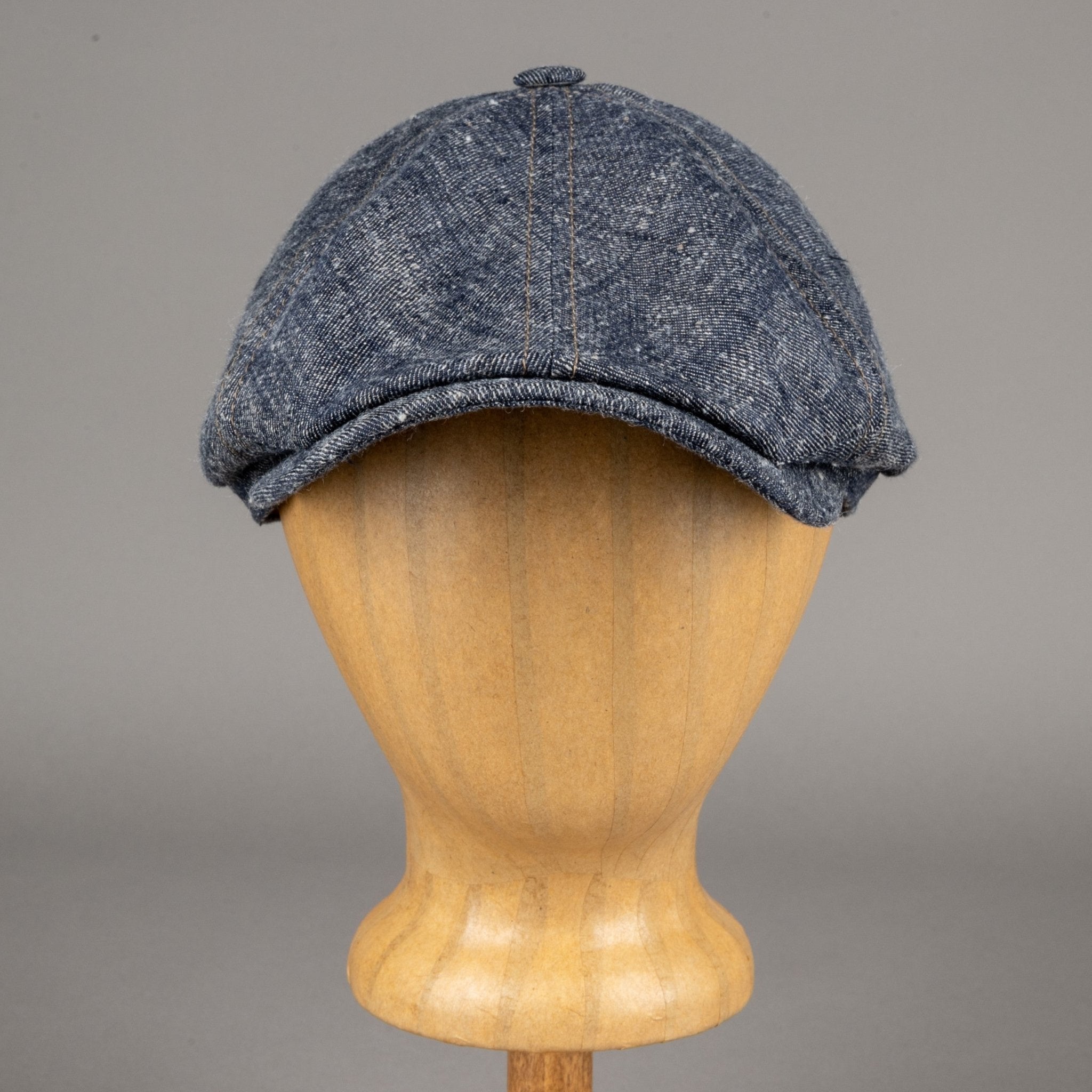 Stetson6 - Panel casquette à visière lin / soie bleuCasquetteBritish Parts Luzern