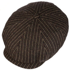 Stetson8 - Panel casquette à visière en laine - marron/beige rayuresCasquetteBritish Parts Luzern