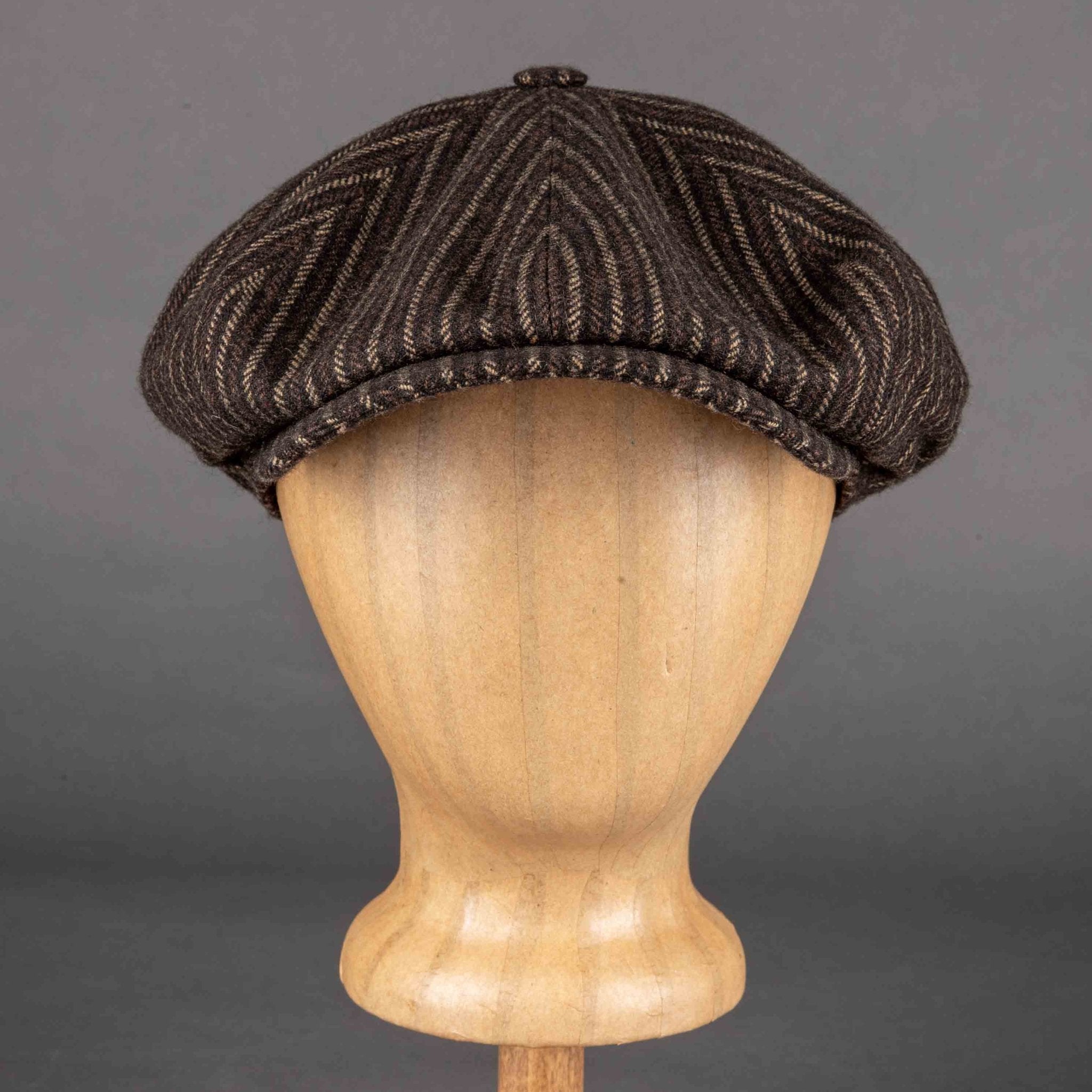 Stetson8 - Panel casquette à visière en laine - marron/beige rayuresCasquetteBritish Parts Luzern