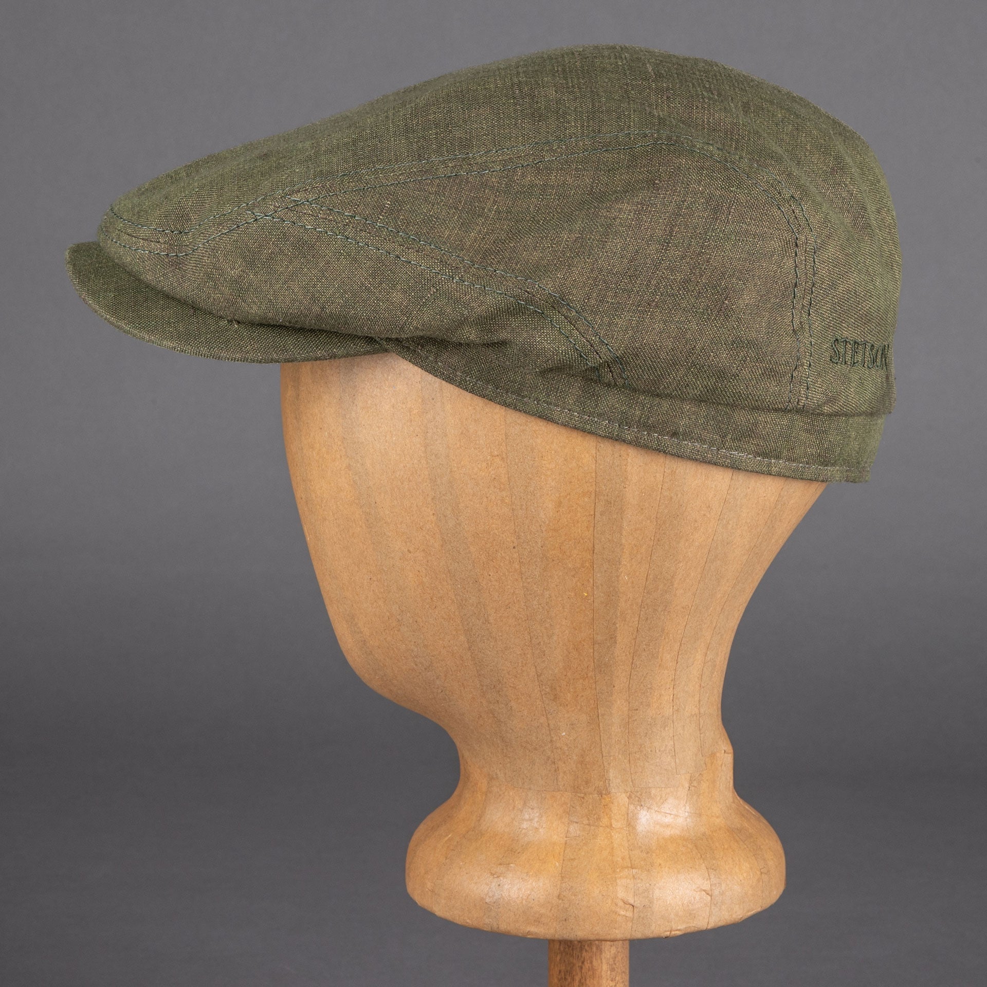 StetsonDriver Cap Casquette à visière en lin oliveCasquetteBritish Parts Luzern