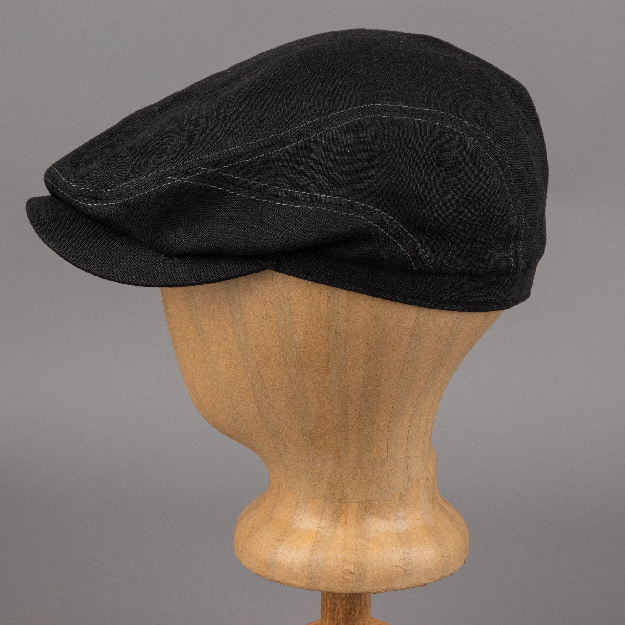 StetsonDriver Cap lin noirCasquetteBritish Parts Luzern