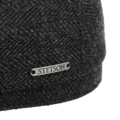 StetsonDriver Herringbone Casquette à visière en laine vierge gris foncéCasquetteBritish Parts Luzern