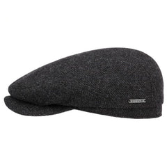 StetsonDriver Herringbone Casquette à visière en laine vierge gris foncéCasquetteBritish Parts Luzern