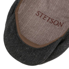 StetsonDriver Herringbone Casquette à visière en laine vierge gris foncéCasquetteBritish Parts Luzern