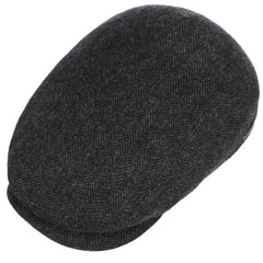 StetsonDriver Herringbone Casquette à visière en laine vierge gris foncéCasquetteBritish Parts Luzern