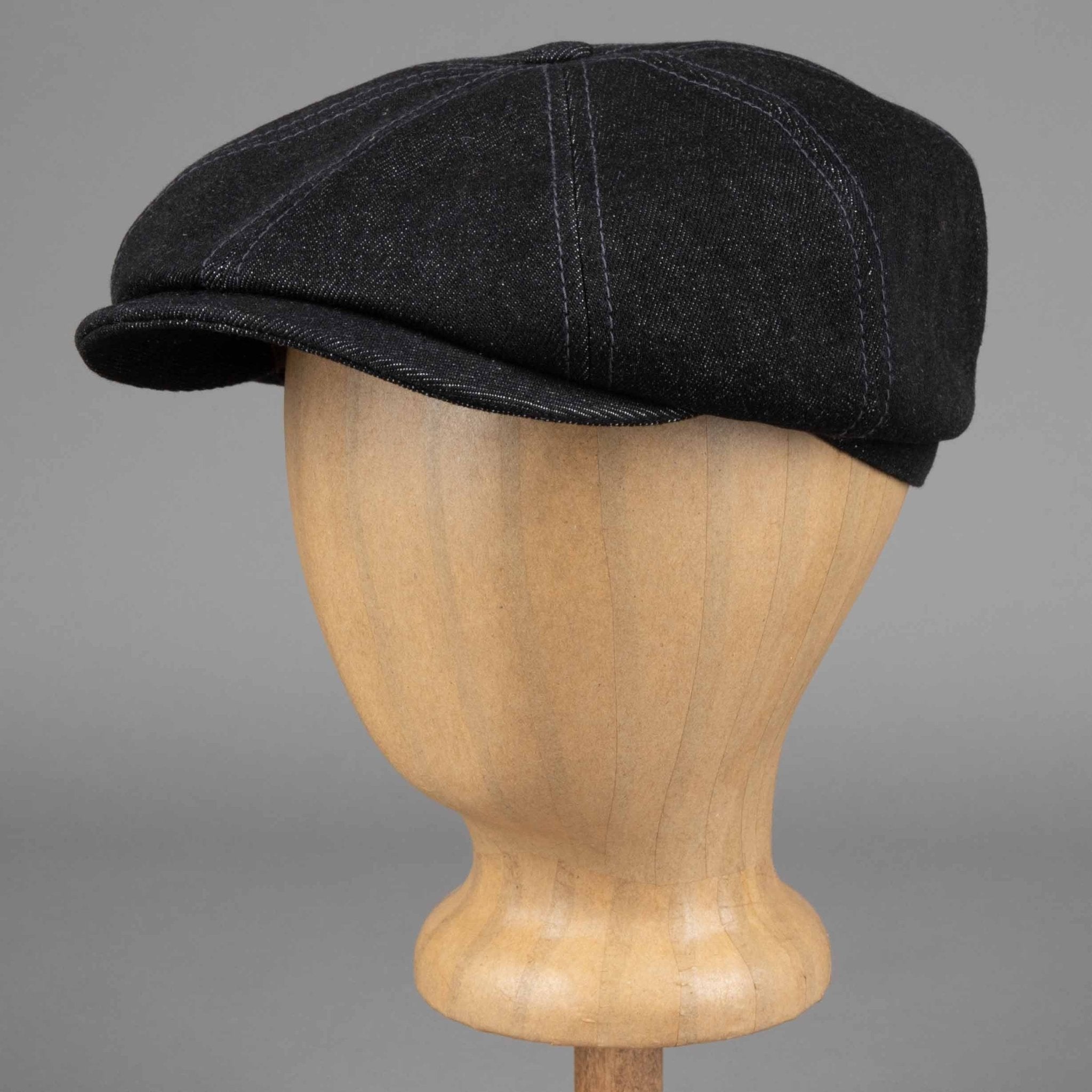 StetsonHatteras Denim casquette à visière en noirCasquetteBritish Parts Luzern