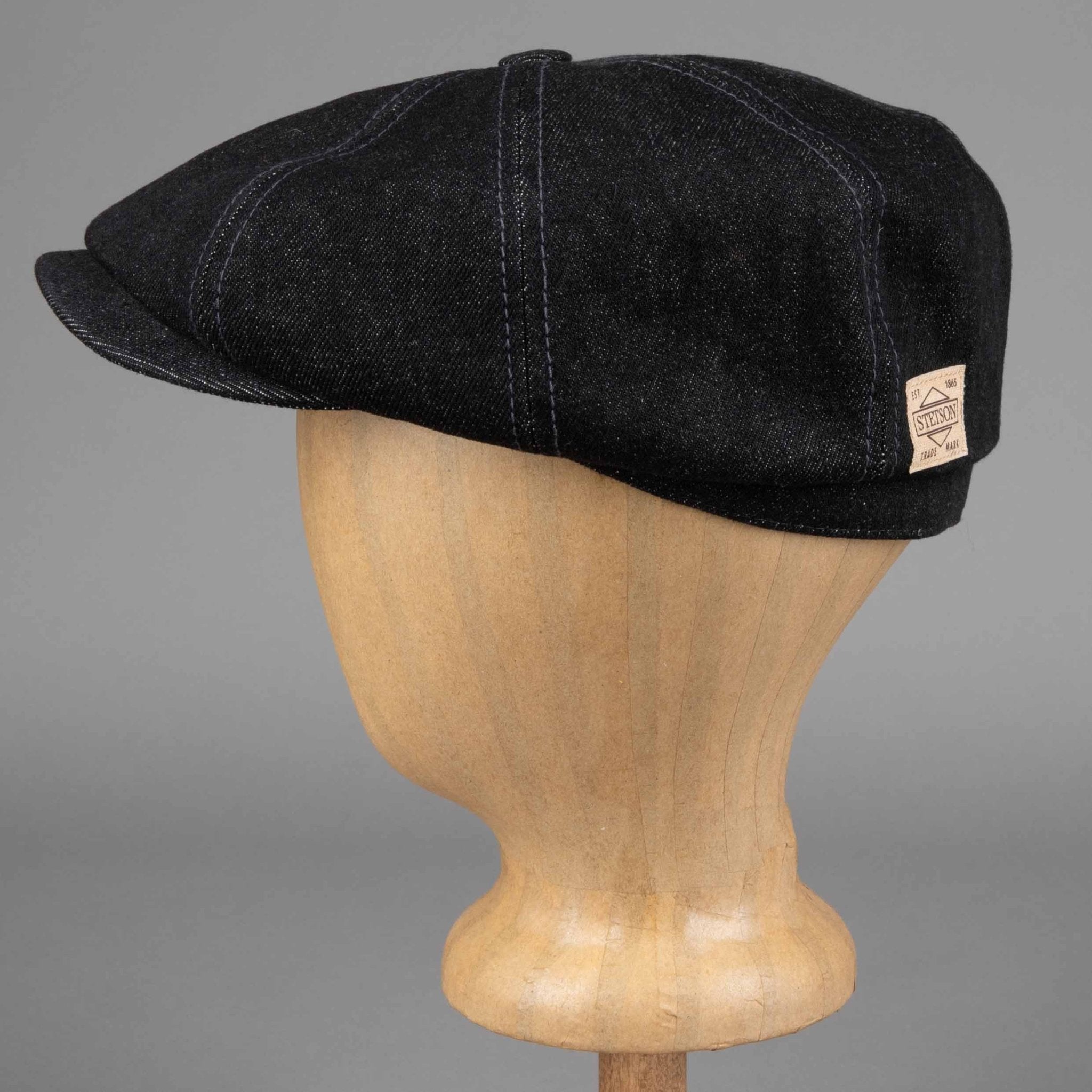 StetsonHatteras Denim casquette à visière en noirCasquetteBritish Parts Luzern