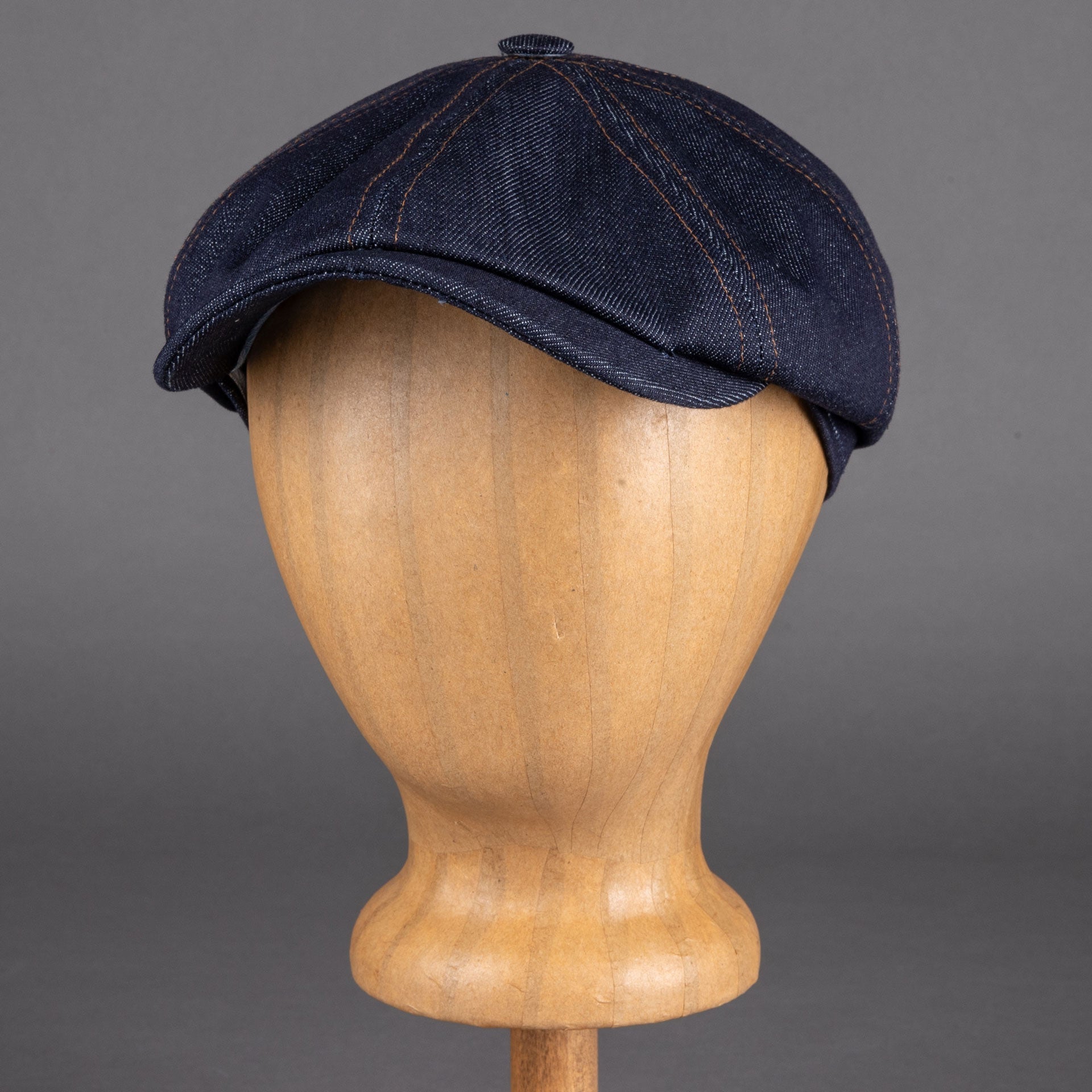 StetsonHatteras Denim Sustainable Casquette à visière Dark DenimBritish Parts Luzern
