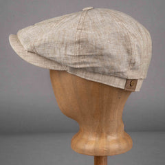 StetsonHatteras Casquette à visière en lin beigeCasquetteBritish Parts Luzern