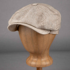 StetsonHatteras Casquette à visière en lin beigeCasquetteBritish Parts Luzern