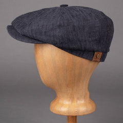 StetsonHatteras Casquette à visière en lin gris foncéCasquetteBritish Parts Luzern