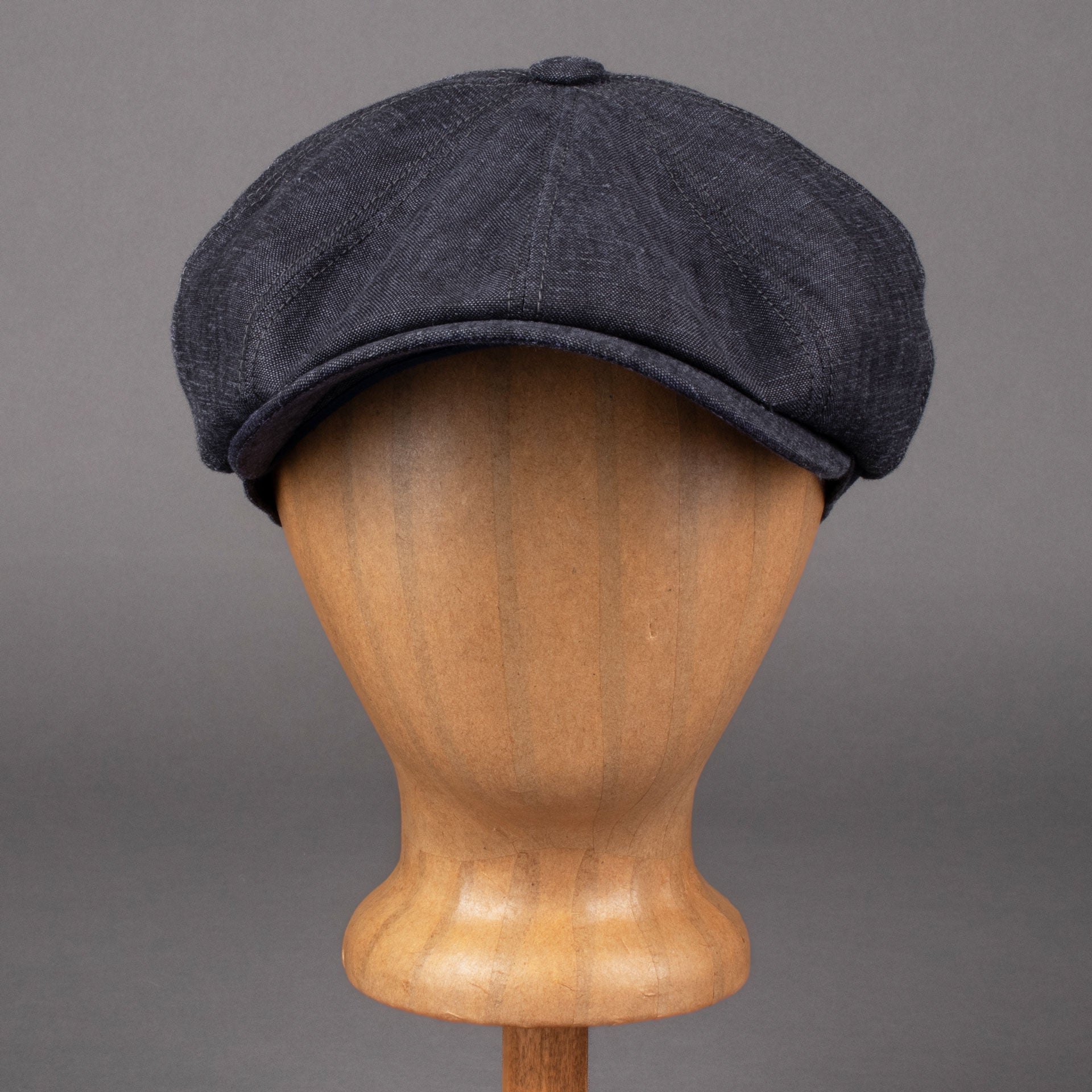 StetsonHatteras Casquette à visière en lin gris foncéCasquetteBritish Parts Luzern