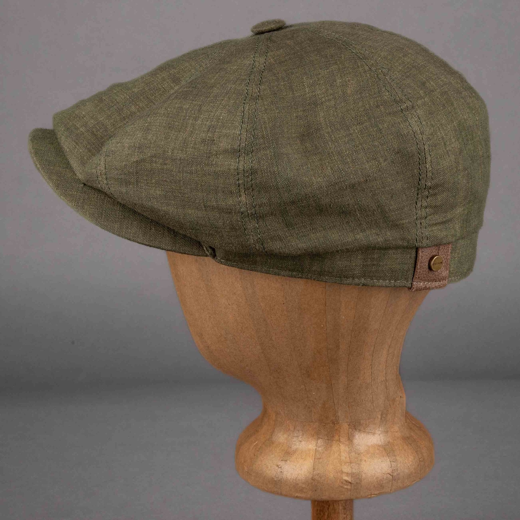 StetsonHatteras Casquette à visière en lin oliveCasquetteBritish Parts Lucerne