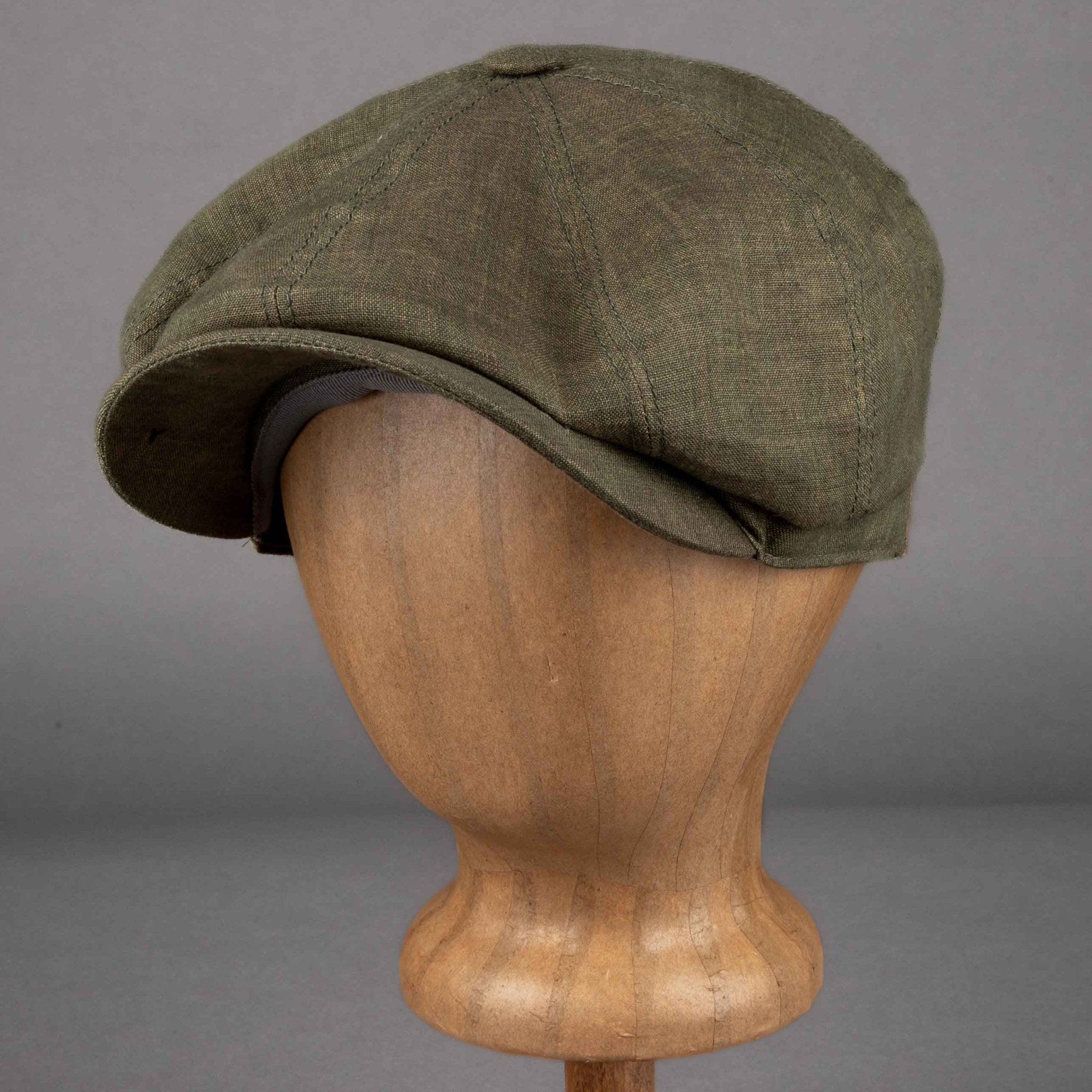 StetsonHatteras Casquette à visière en lin oliveCasquetteBritish Parts Lucerne